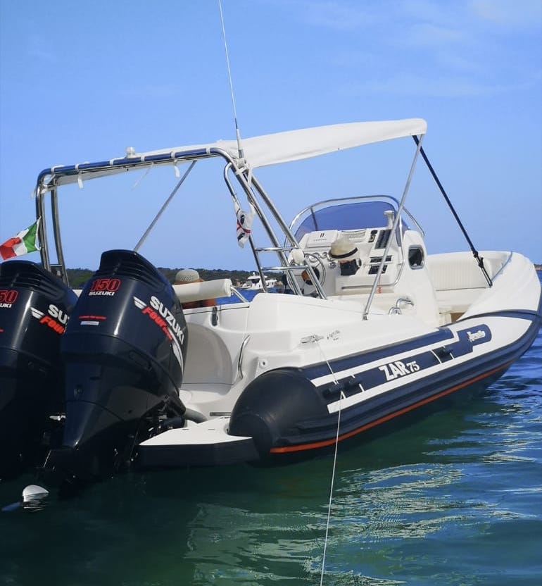 <<< VENDUTO >>> Super Zar 75 suite plus + 2x150 Suzuki (2009)<br><a href=dettaglio.aspx?Id=97 >VAI ALLA SCHEDA</a>